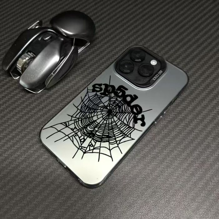 Spider Web Laser-Etched Phone Case 6 colors 28679101