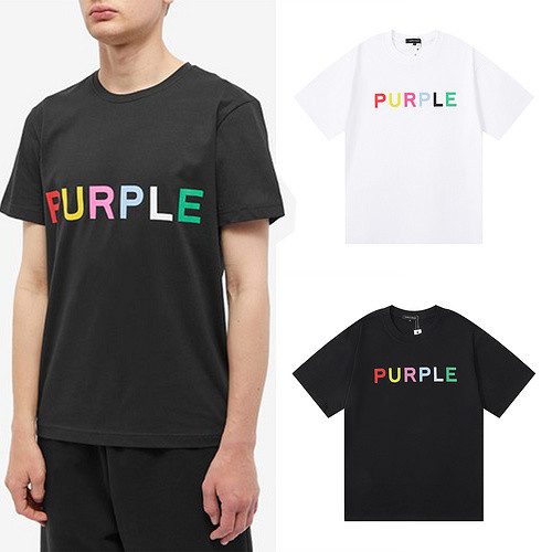 Simple Base Colorful Letter tee 2 colors