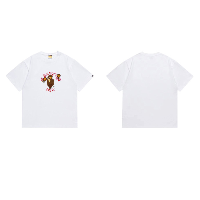 Ape Head Baby Milo Family  A BATHING APE  Print T-shirt 6 colors 29053697