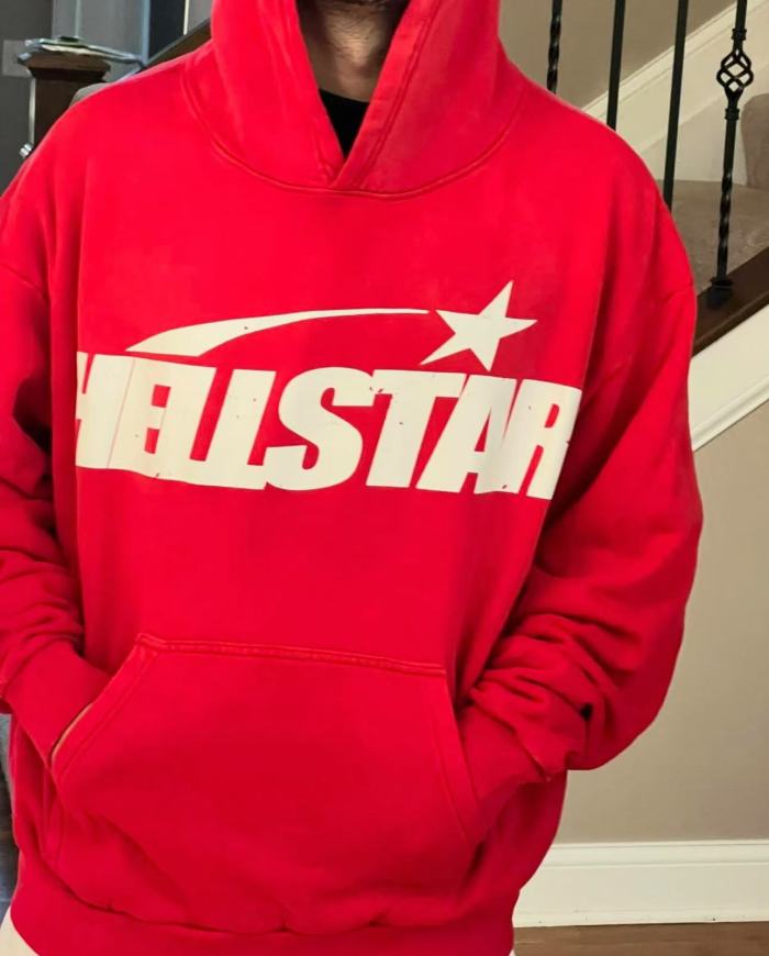[Big & Tall for weights up to 260 lbs]1:1 quality version Classic White Letter Logo Hoodie with NFC tag