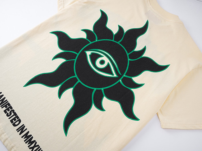Vintage Liberty Goddess Sun-Eye Print T-shirt 29039636