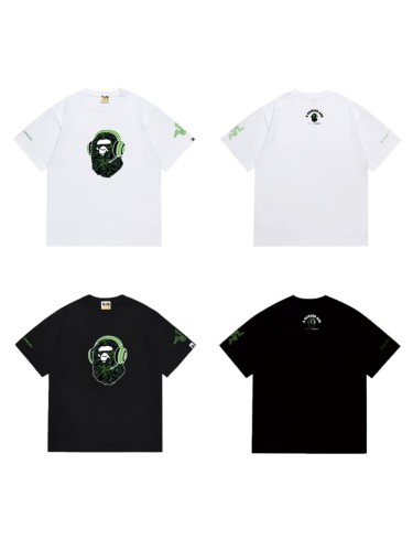 Ape head print with headphones T-shirt 2 colors 29060439