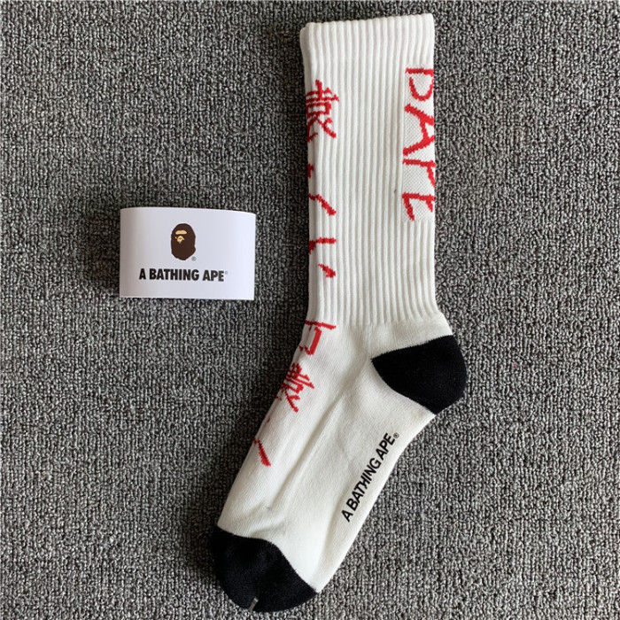 Summer High Street Sweat Wicking Cartoon Socks