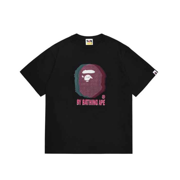 Classic Ape Head Retro Glitch Graphic T-shirt 2 colors 29060326
