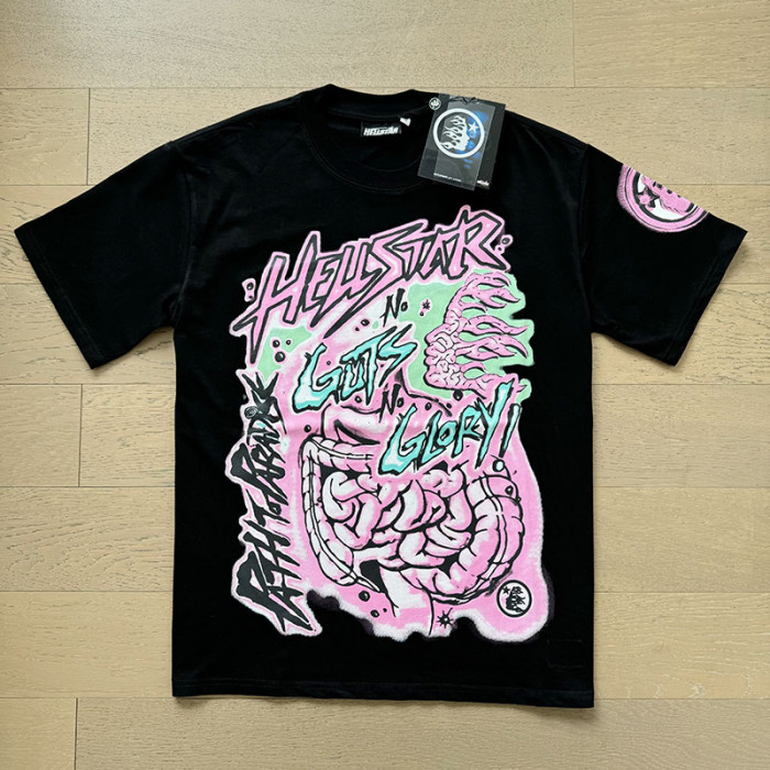 Back Abstract Body Monogram Print Tee
