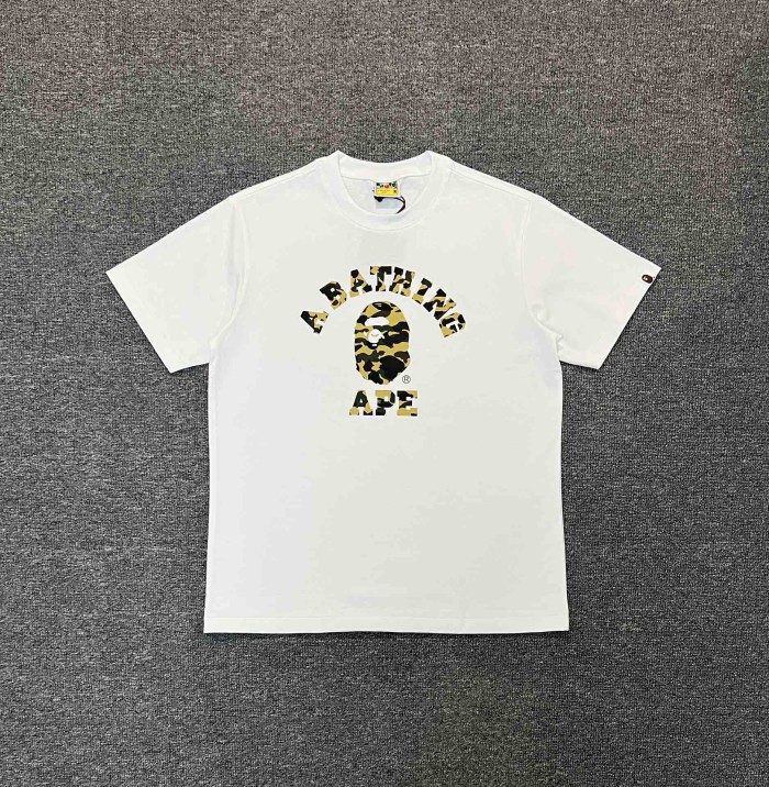1:1 quality version Camouflage Letter Logo Print Short Sleeve Tee 4 styles