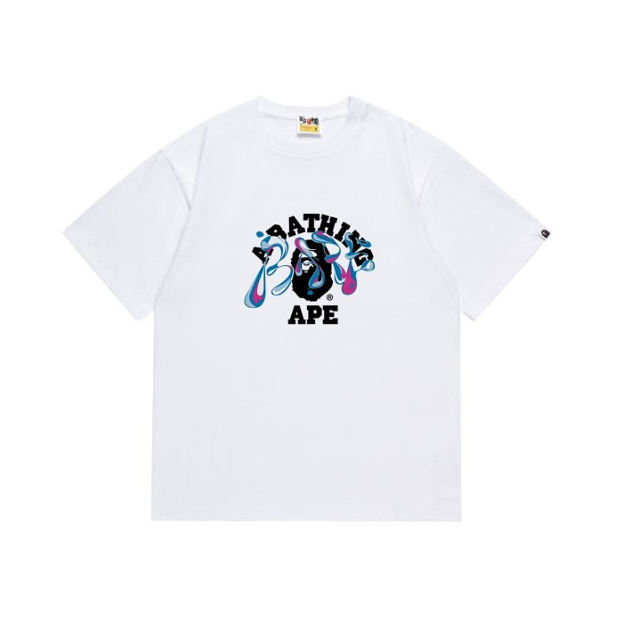 Colorful graffiti font print T-shirt 2 colors 29055777