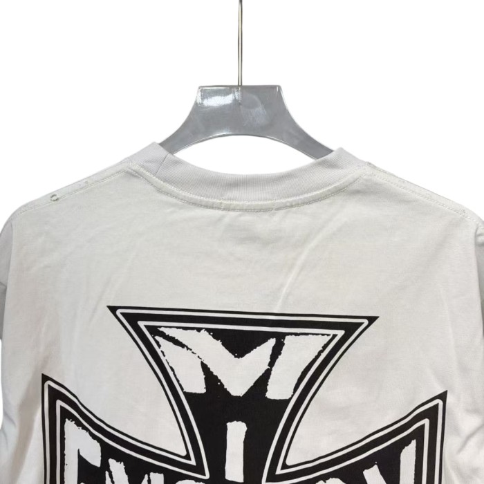 Cross Print Vintage T-Shirt - Distressed Washed Streetwear tee 2 colors 28978760
