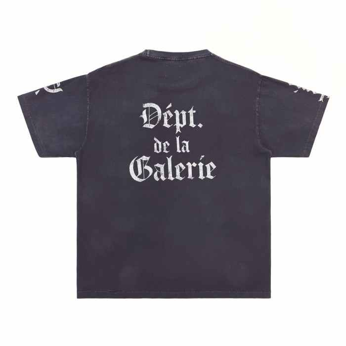 [Big & Tall for weights up to 220 lbs]1:1 quality version Gothic White Letter Print Tee 29045590