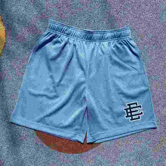 1:1 quality version EE logo print mesh breathable beach shorts 7 colors