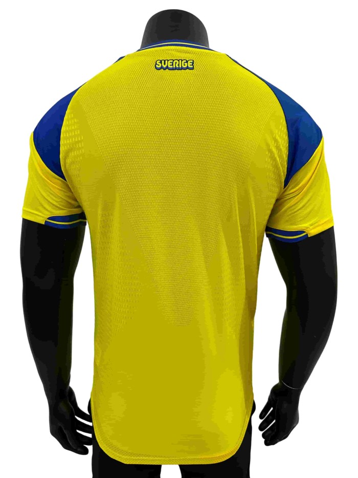 2026/2027 Yellow Blue Contrast Sweden Home Authentic Jersey 28898440