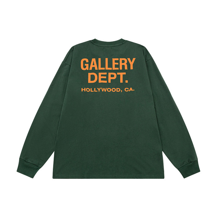 Basic front and back monogrammed long sleeve t-shirt 5 colors