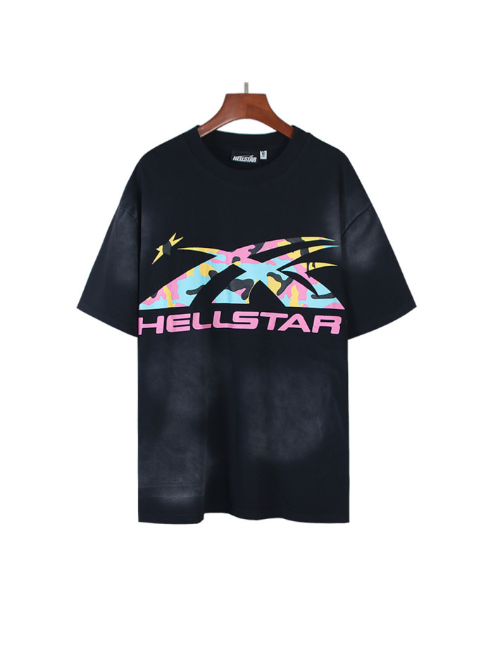 Camouflage Logo Print Washed Version Tee 2 colors 28750100