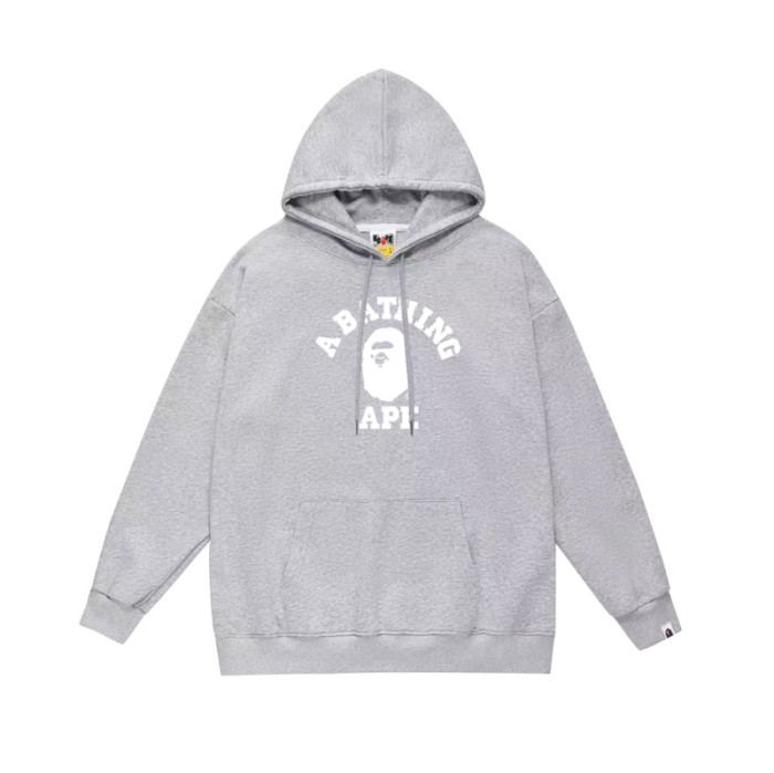 28199570 Colorblocked Small Ape Head Print  Hoodie 3 colors