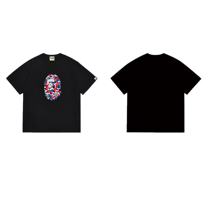 Red Blue White ABC Camo Ape Head Print T-Shirt 2 colors 29052458