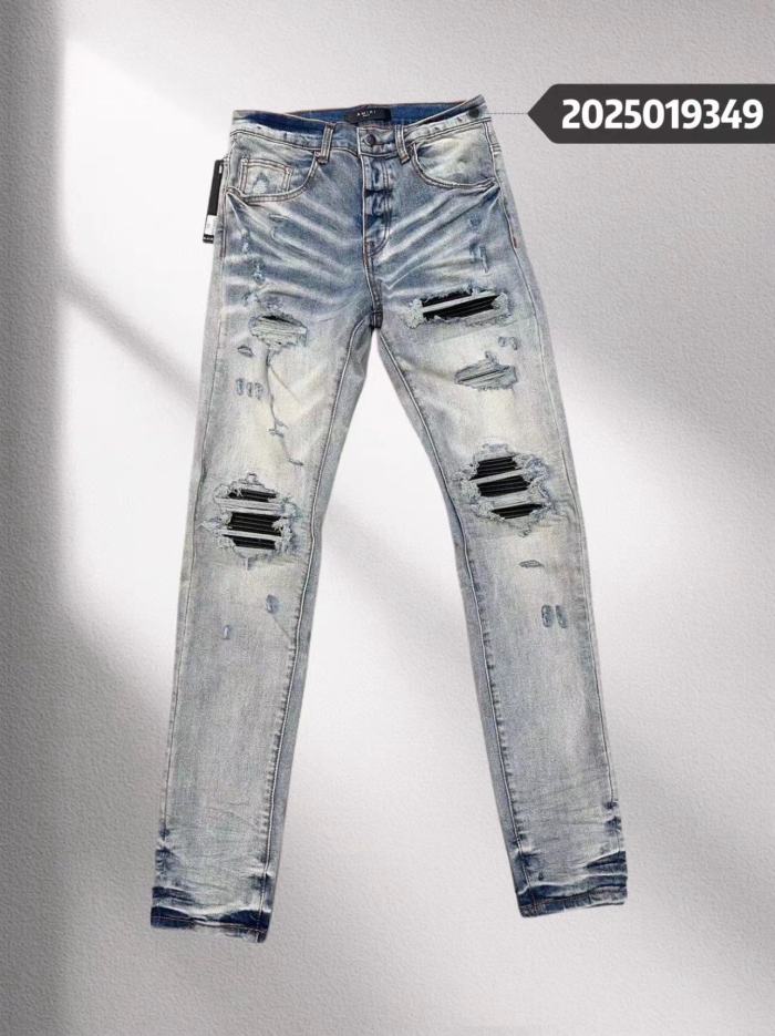 1:1 quality version 27895092 Black Patch Denim Jeans
