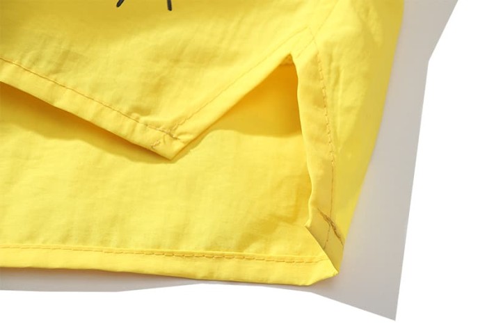 Worn Letter Print Beach Shorts 2 colors 29035467