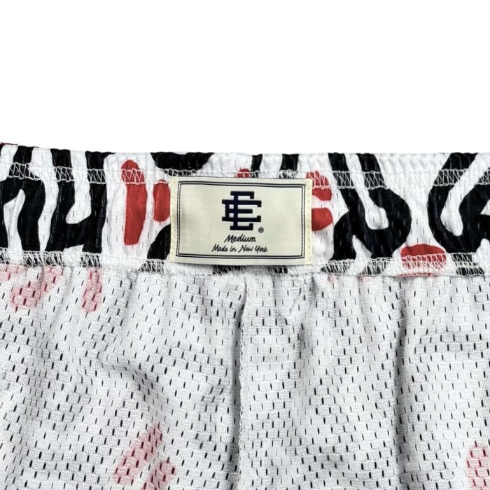 1:1 quality version Art Graffiti Co-Branded Print Mesh Shorts 3 colors 28969518
