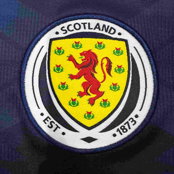2026/2027 Navy Blue with Rhombus Jacquard Pattern Scotland Home Replica Jersey 28898427
