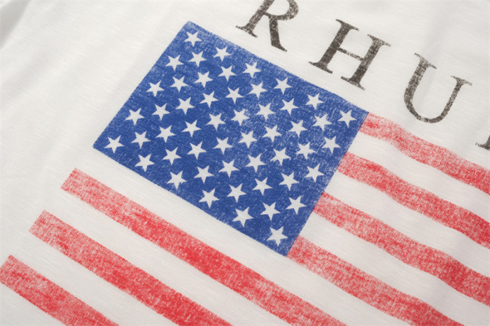 American Flag Slub Cotton Print Tee 29052368