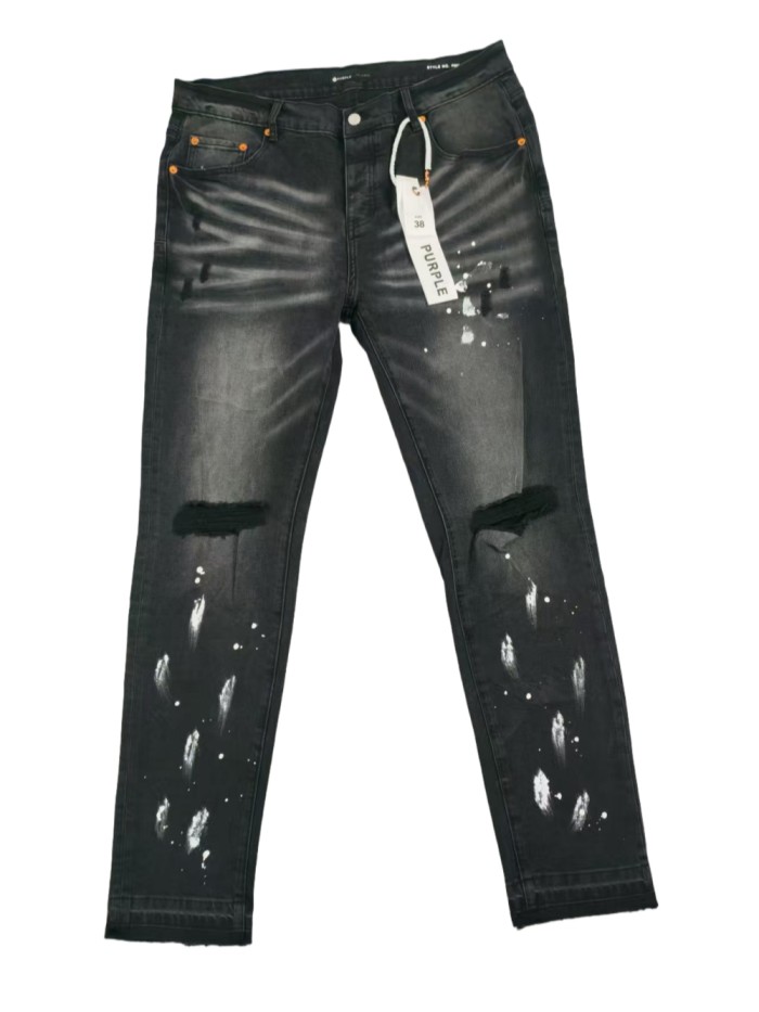 1:1 quality version 28113847 Splash Ink Print Jeans