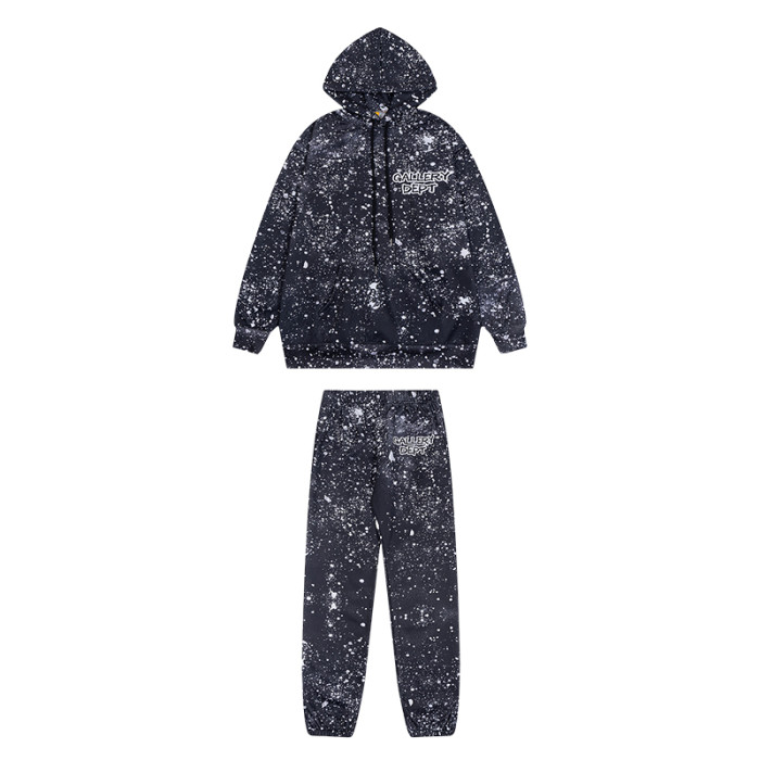 Double sided Ink Splash Hoodie & Pants Set