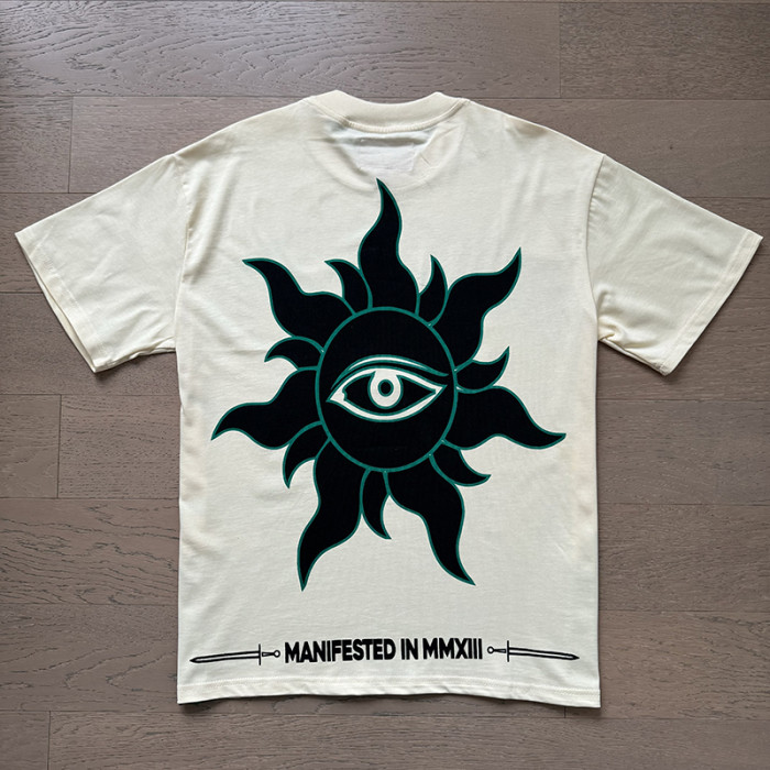 Vintage Liberty Goddess Sun-Eye Print T-shirt 29039636