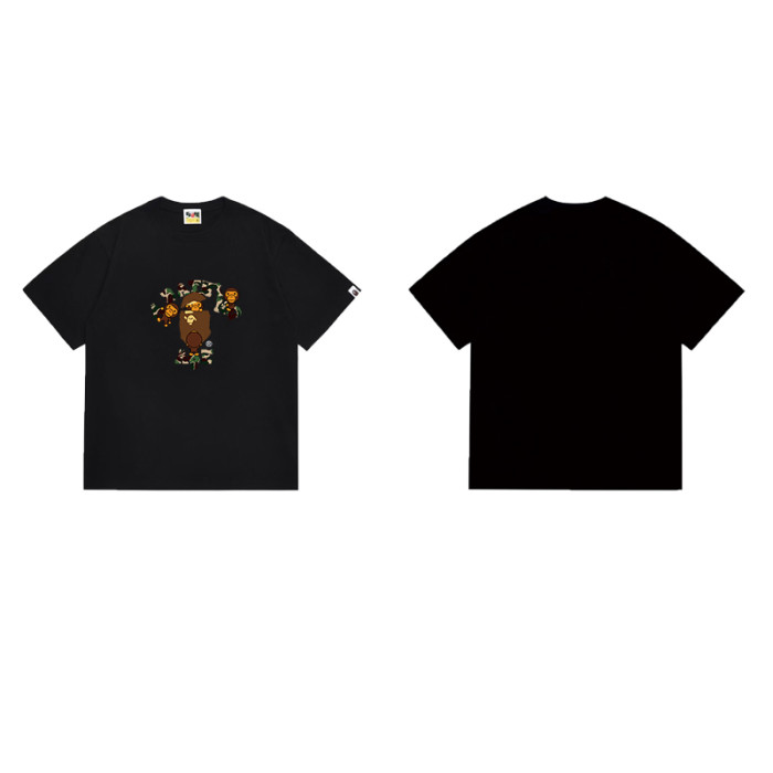 Ape Head Baby Milo Family  A BATHING APE  Print T-shirt 6 colors 29053697