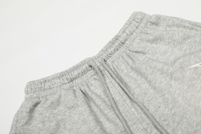 Side Sharp Black Flame Print Washed Shorts 3 colors 29043466