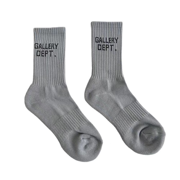 Vintage monogrammed embroidered cotton athletic socks 15 colors