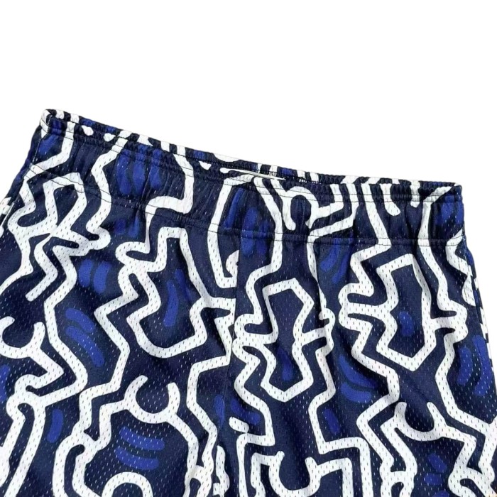1:1 quality version Art Graffiti Co-Branded Print Mesh Shorts 3 colors 28969518