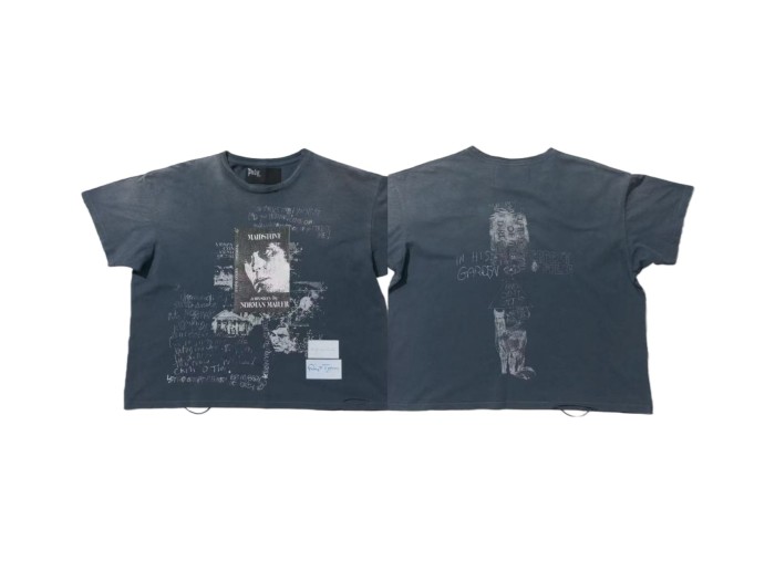 Chest Portrait Print Washed Version Tee 28756304