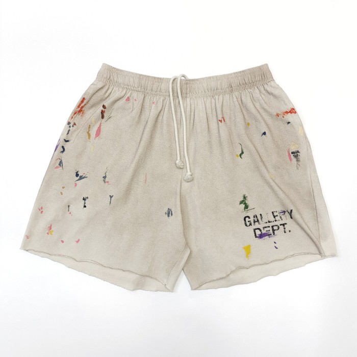 [Big & Tall for weights up to 260 lbs]1:1 quality version Splattered Ink and Aged Drawstring Shorts