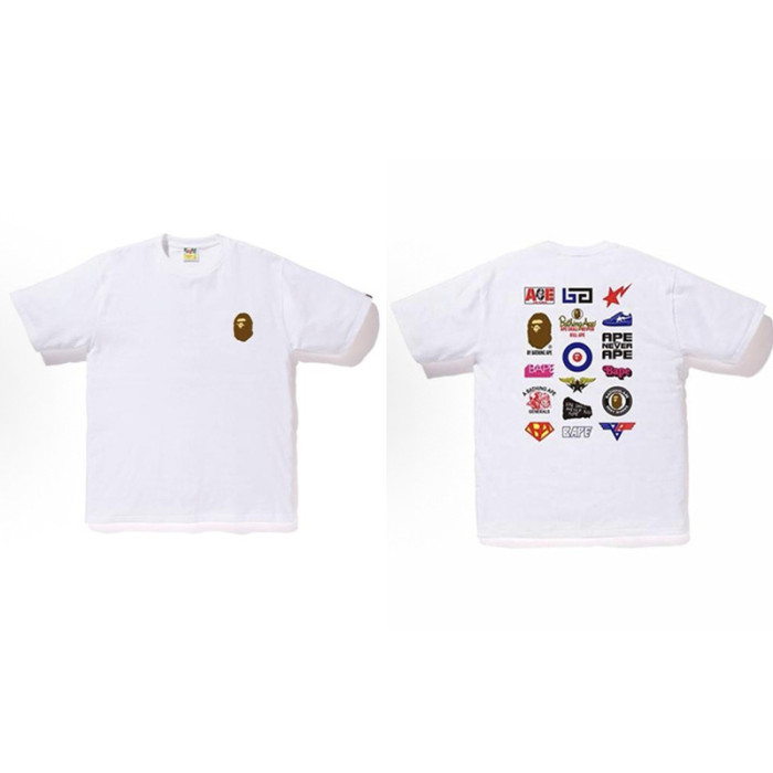 28200991 Year of the Snake Limited Line Ape Head Baby Milo Round Medallion Print tee 49 colors