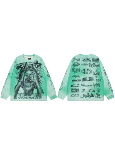 The Call Print Washed Version Long-Sleeve T-Shirt 28471091