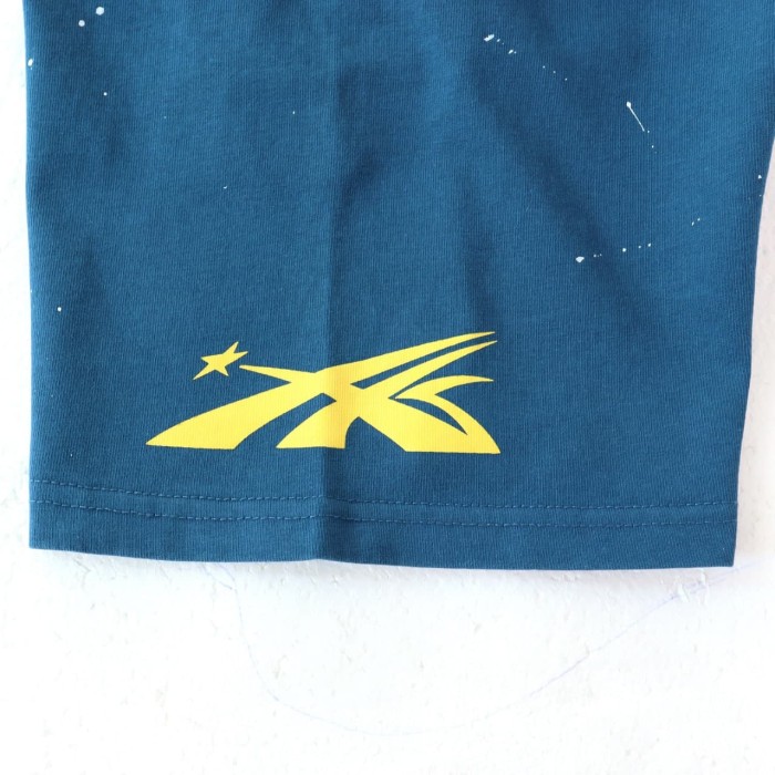 Flame Skeleton Meditation Print Washed Tee 2 colors 29087552