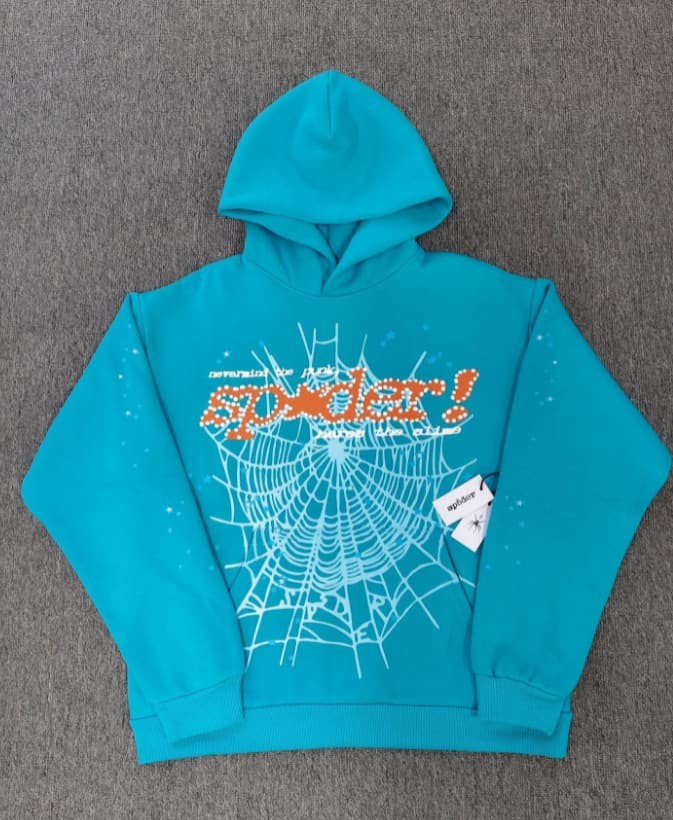 Spider Web Logo Foam Print Hoodie 84 colors 29079913