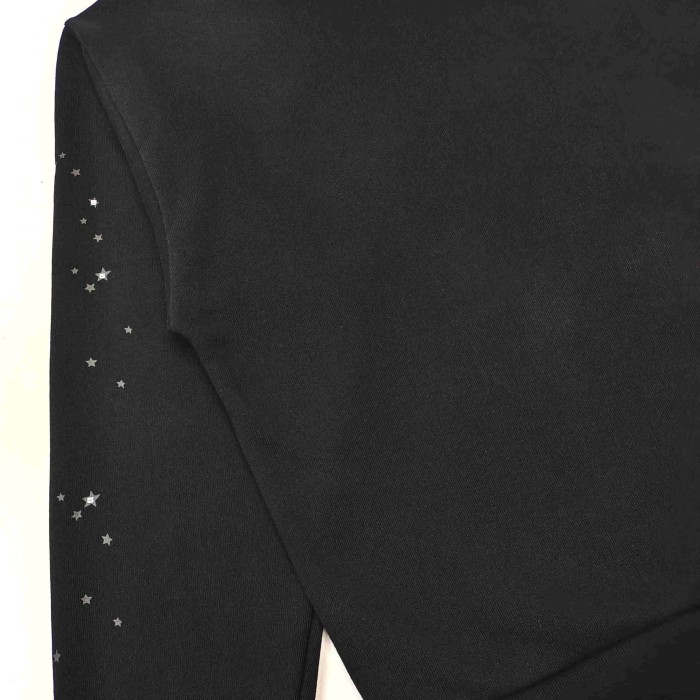[Big & Tall for weights up to 220 lbs]1:1 quality version Black Letter With Rhinestone V2 Print Hoodie & Pants Set 28971641