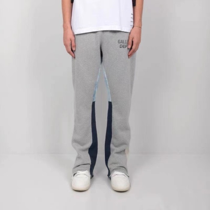 [Big & Tall for weights up to 260 lbs] 1:1 quality version Hemp Gray Light Board Patchwork Pants