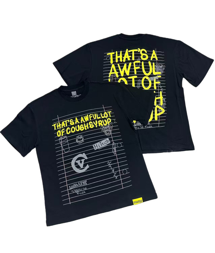 Messy Notes Print Tee 2 colors 28496712