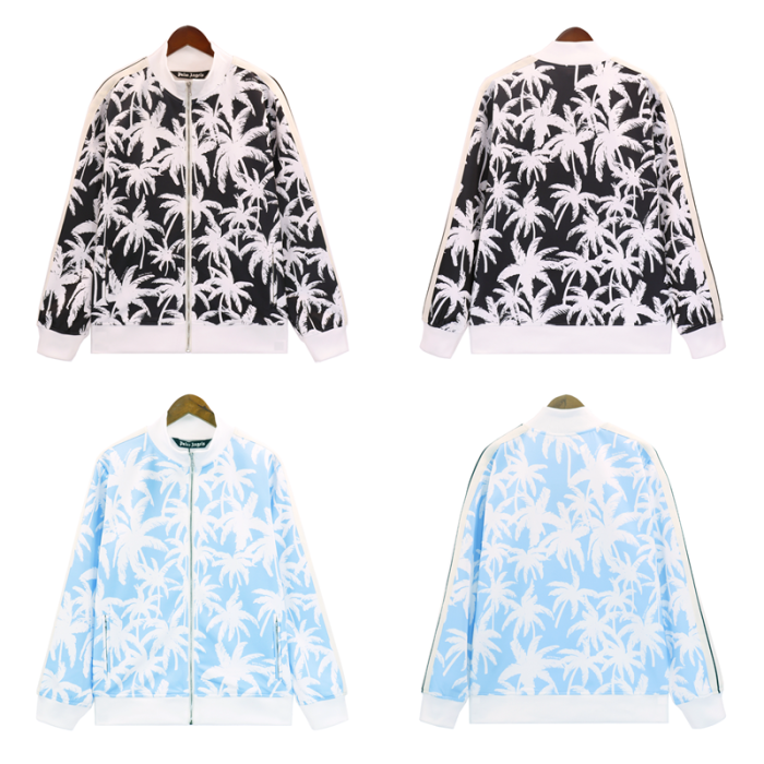 1:1 quality version Black And White Coconut Grove Print Jacket 2 colors