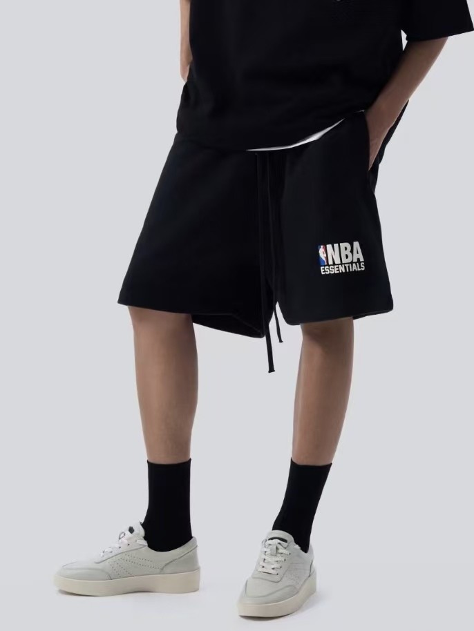 1:1 quality version American-style fabric with elastic waist and drawstring, basketball-style casual shorts 2 colors  29053437