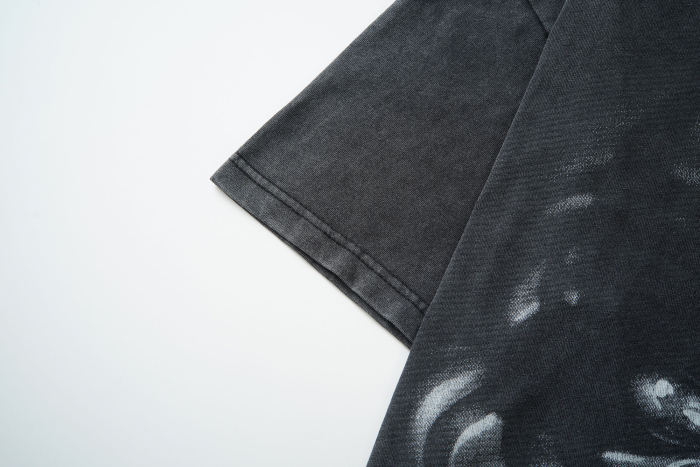 American-style hardcore dark vintage daily commuting short-sleeved shirt 29077331