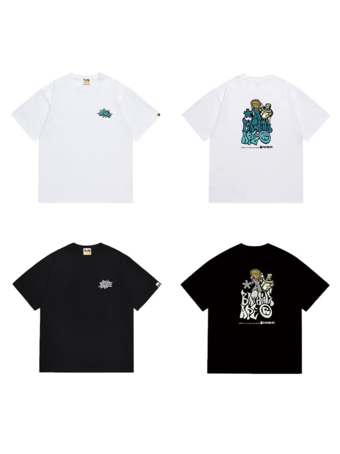 Street graffiti-style ape head print  T-shirt 2 colors 29053738