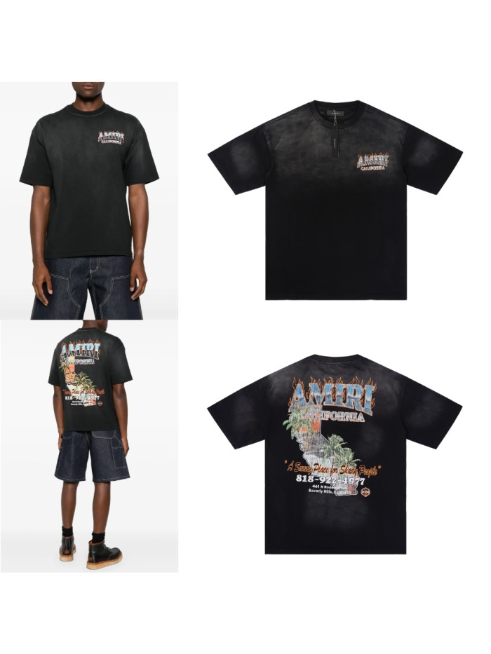 28389231 California Printed Washed Version tee