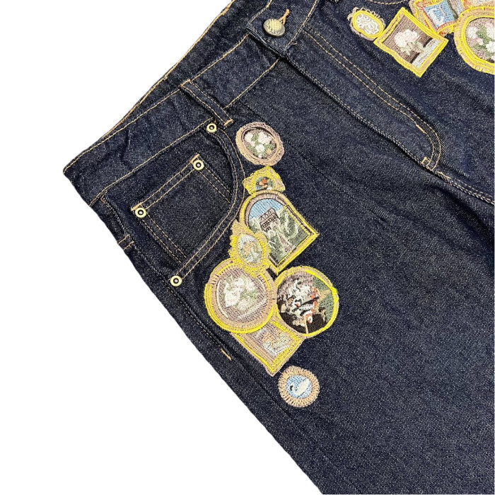 Embroidered Vintage Jeans 28519276