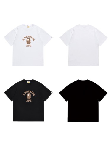 Monogram Ape Head College Logo Streetwear T-Shirt 2 colors 29051350