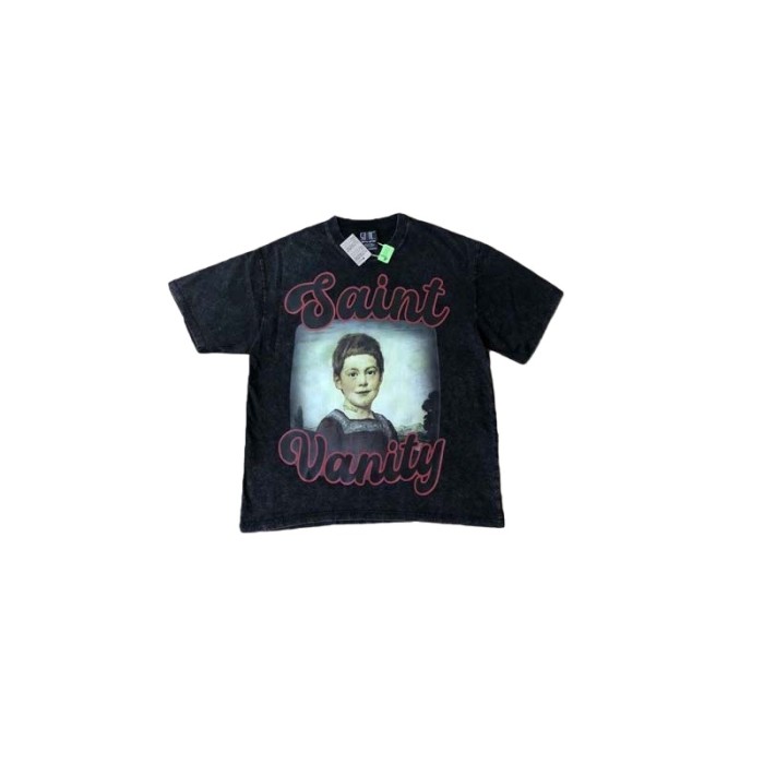 Letter Logo Portrait Print Washed Version Tee 37 colors 28749323