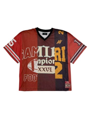 1:1 quality version Three-tone Color Block Champion Mesh Football Jersey Tee 29052450