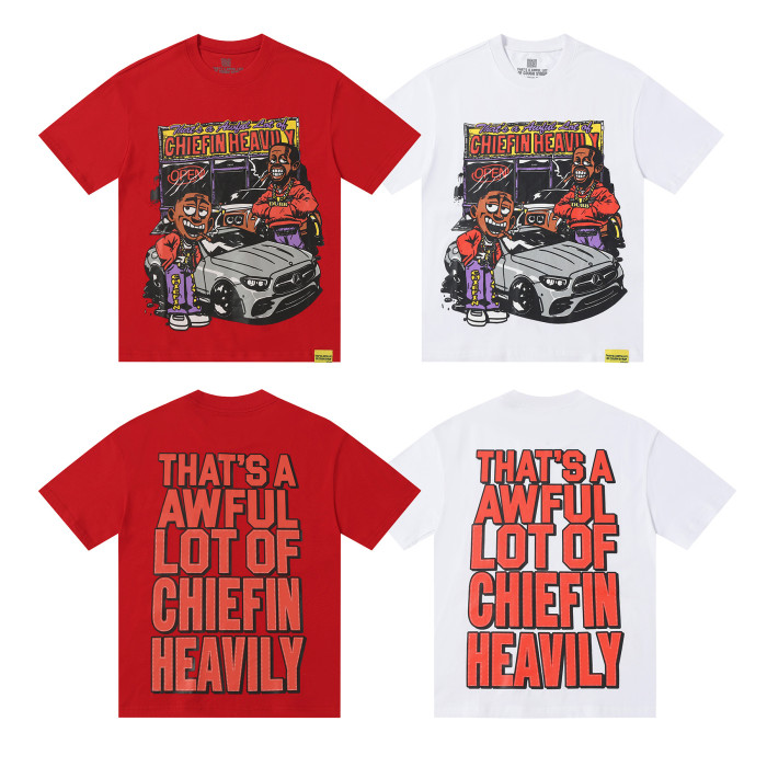 Car Cartoon Portrait Print Tee 2 colors 28496614